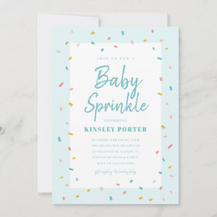 Carte Cartons d'invitation pour Baby Sprinkle Baby Showe