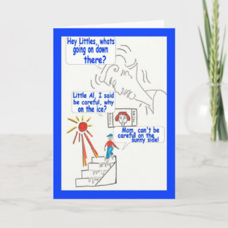 Carte Cartoon drôle humour Joyeux anniversaire