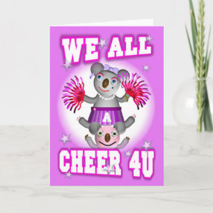 Carte Cartoon Koala We Cheval 4U Get Well Card vierge