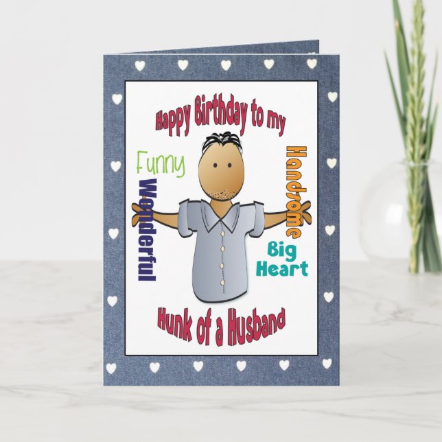 Carte Cartoon sucré amusant Personnalisé Joyeux annivers (Devant)