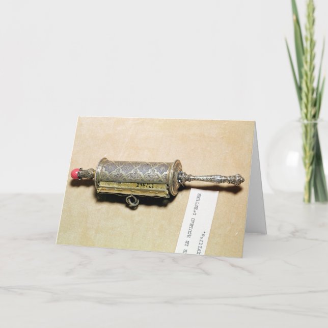 Carte Cas de Megillah, d'Alsace (Devant)