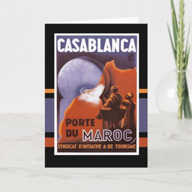 Carte Casablanca (Devant)