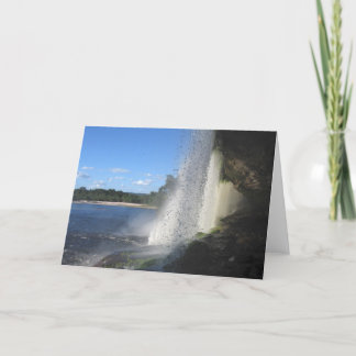 Carte Cascade 1, Venezuela Jungle Paysage Art