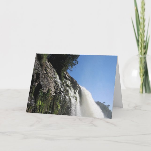 Carte Cascade 3 Venezuela Jungle Paysage Art (Devant)