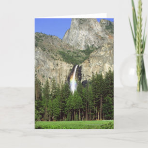 Carte Cascade en parc national de Yosemite, la