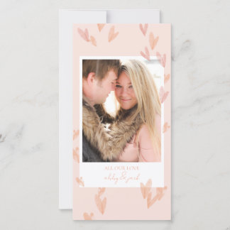 Carte Cascading Heart Valentine's Day Card