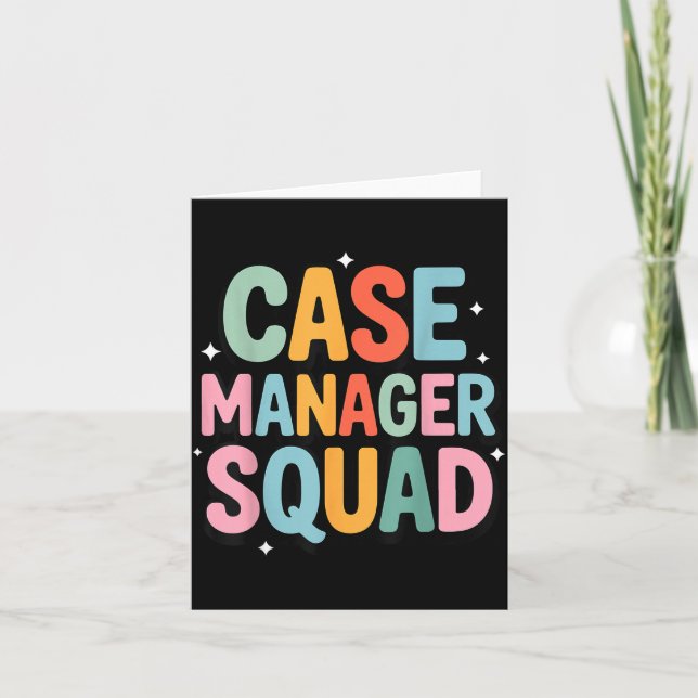 Carte Case Manager Squad  (Devant)