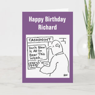 Carte Cashpoint Machine dit : "Ne soufflez pas sur la bi