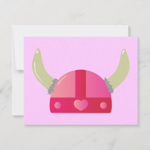 Carte Casque Viking Love