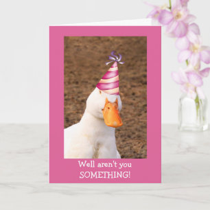 Carte Casquette de la fête des oies mignonnes