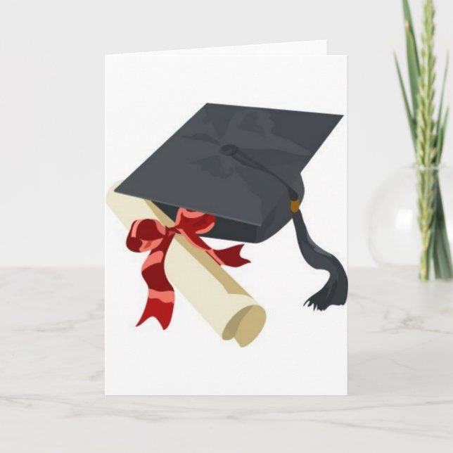 Carte Casquette et diplôme d'obtention du diplôme (Devant)