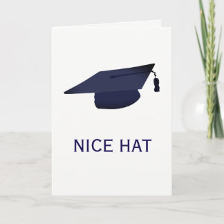 Carte CASQUETTE INTÉRESSANT (obtention du diplôme)