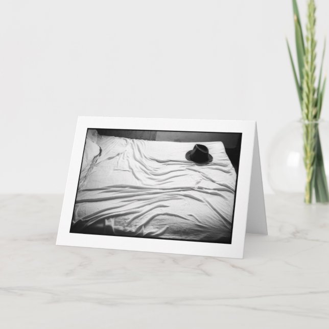 Carte casquette SUR LIT (Devant)