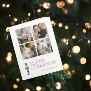 Carte Casse-Noisette moderne Joyeux Noël 4 Photo de fami