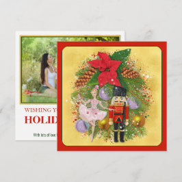 Carte Casse-Noisette Soldat Plum Fée Noël