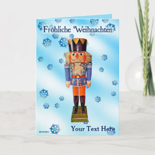 Carte Casse-noix allemand - Fröhliche Weihnachten