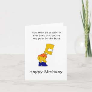 Carte Casse-pieds, Joyeux Anniversaire