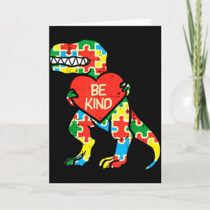 Carte Casse-tête dinosaure Trex de sensibilisation à l'a