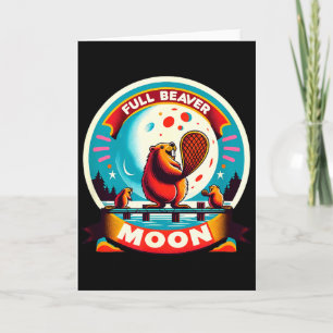 Carte Castor de pleine lune