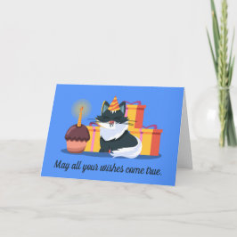 Carte Cat, Cupcake, Présents Anniversaire