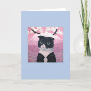 Carte Cat Dora-chan bleu #3