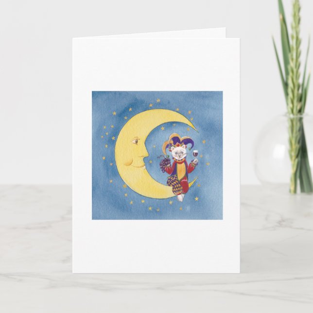 Carte Cat on moon (Devant)