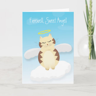 Carte Cat Sympathy Card