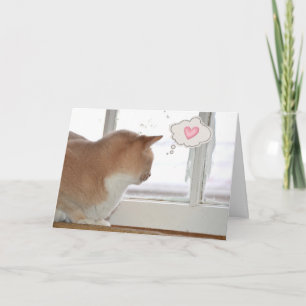 Carte Cat Thinking of You