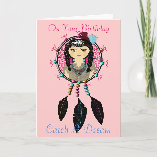 Carte Catch A Dream Anniversaire Voeux (Devant)