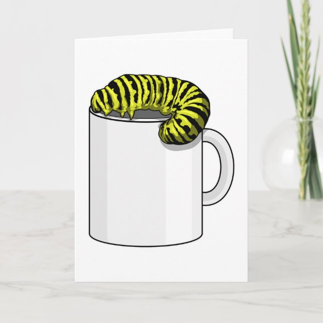 Carte Caterpillar avec Musique (Devant)