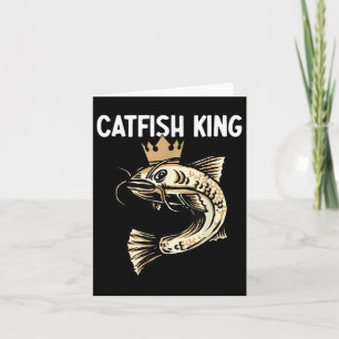 Carte Catfish King - Pêcheur passionné Fisherman Fisherm