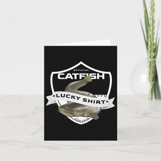 Carte Catfish Lucky Shirt Funny Accessoires Pour Catfish (Devant)