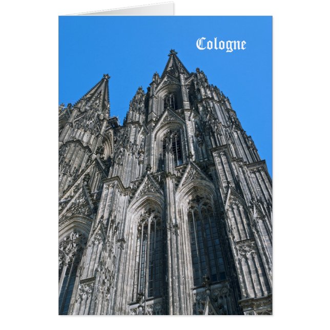 Carte Cathédrale de Cologne (Devant)