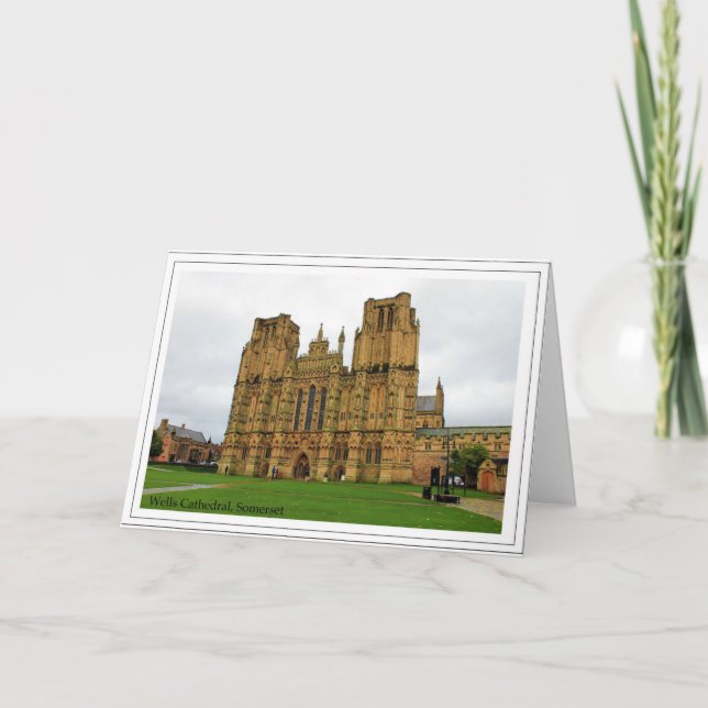 Carte Cathédrale de St Andrew, Wells, Somerset (Devant)