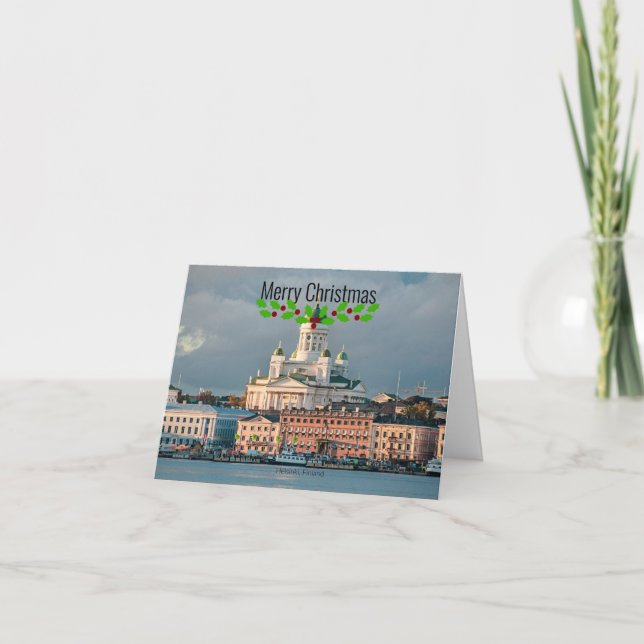 Carte Cathédrale d'Helsinki Noël (Devant)