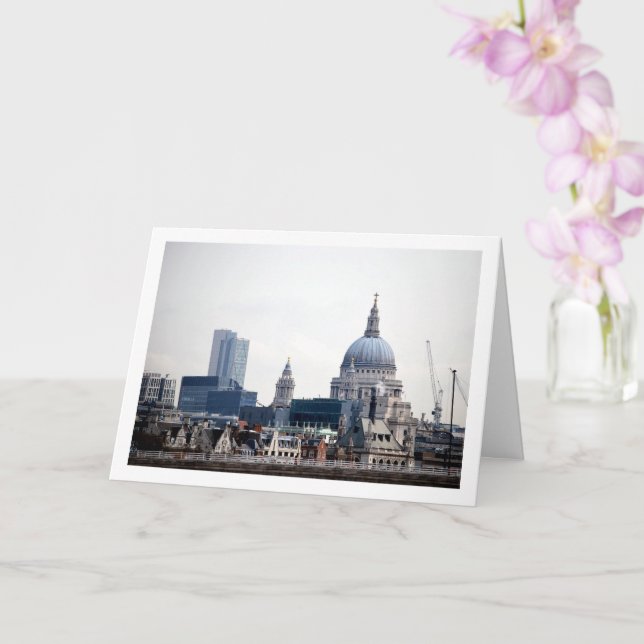 Carte Cathédrale Saint-Paul, Londres, Angleterre (Orchidée)