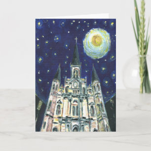 Carte Cathédrale Starry Night