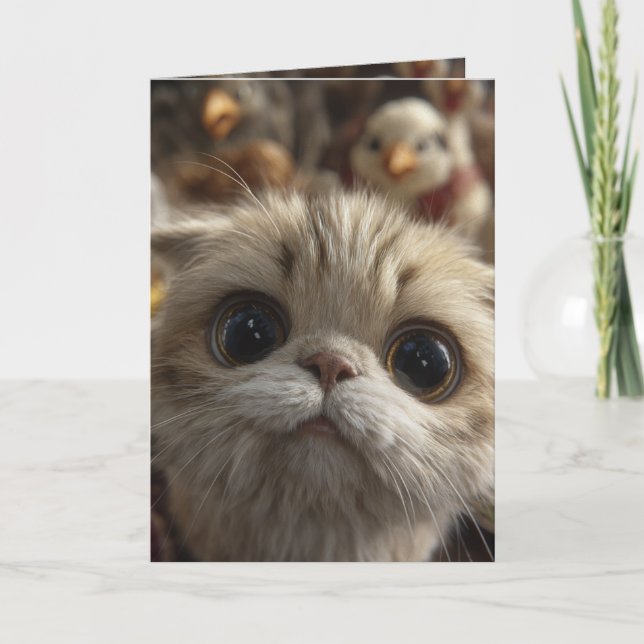 Carte Catsgiving Thanksgiving Card (Devant)