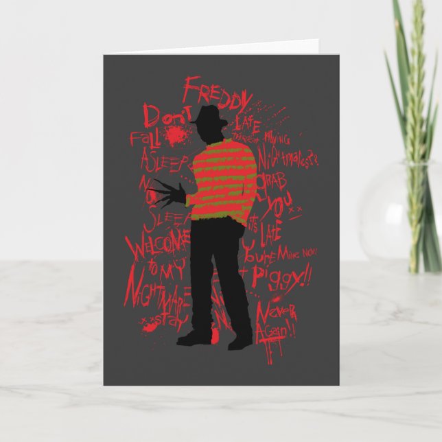 Carte Cauchemar sur Elm Street | Ne vous endormez pas (Devant)