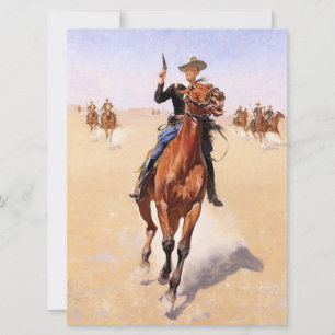 Carte Cavalier des Plaines (Cowboy Horse Rider)