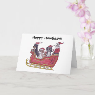 Carte Cavalier King Charles Spaniel Vacances d'hiver