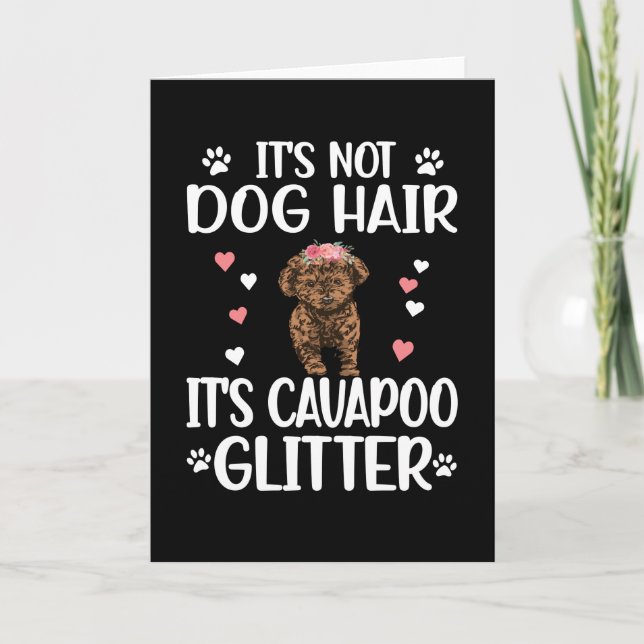Carte Cavapoo Amoureux des chiens Cavapoo Maman Cavoodle (Devant)