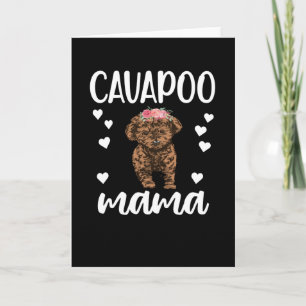 Carte Cavapoo dog Mama Cavoodle