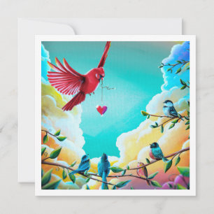 Carte Ce coeur de mon Carré Imprimer