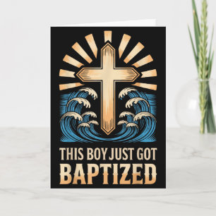 Carte Ce garçon vient d'être baptisé