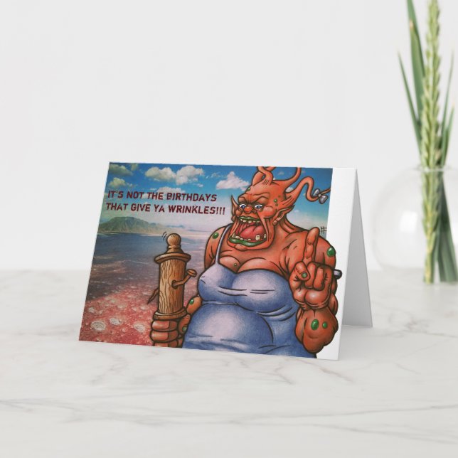 CARTE CE N'EST PAS L'ANNIVERSAIRE... (Devant)