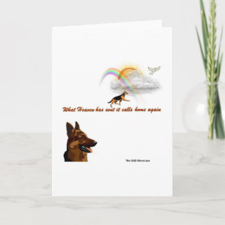 CARTE CE QUE HEAVEN A ENVOYÉ, IL APPELLE À NOUVEAU À LA 