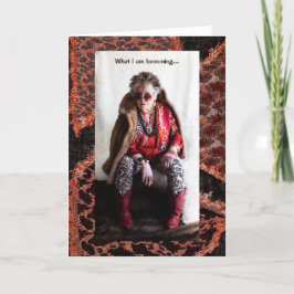 Carte Ce que je deviens un accueil humoristique