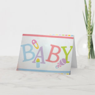 CARTE CE QUE JOIE ET SI BON POUR VOUS-UN NOUVEAU BÉBÉ