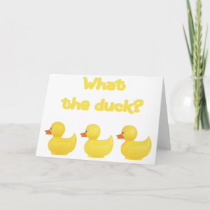 Carte Ce qui le canard ?